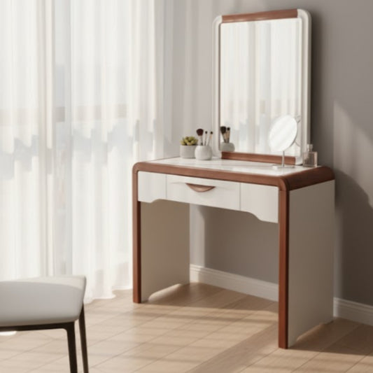 Dressing table with mirror