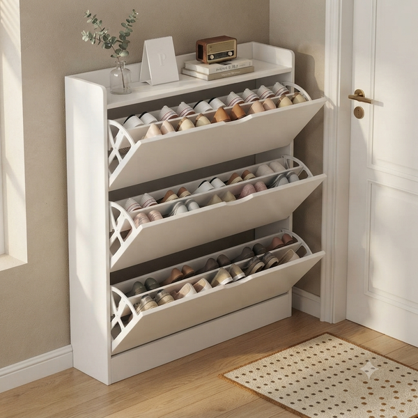 Bucket Flip Shoe Rack
