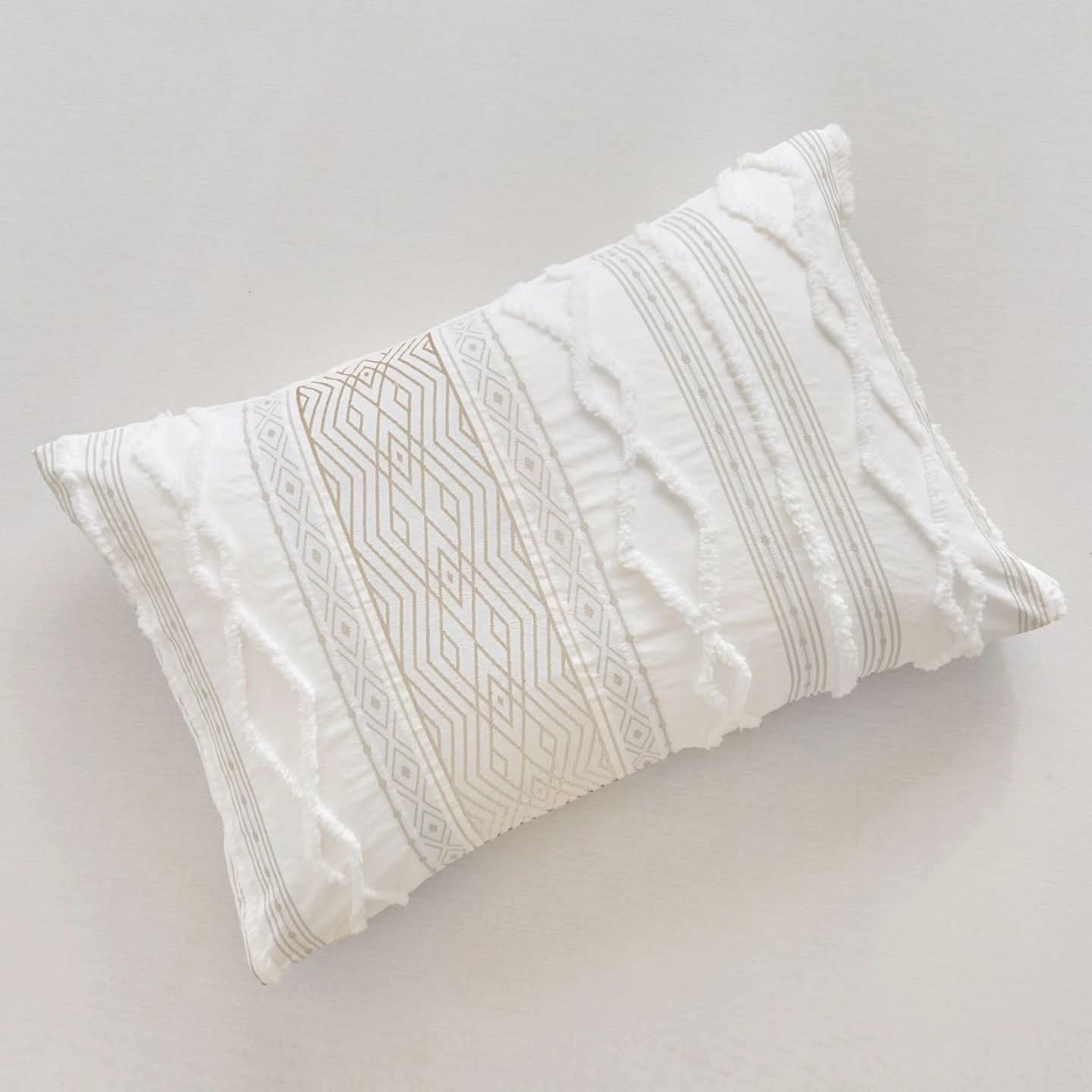 Extra Large Textured Duvet Cover Set