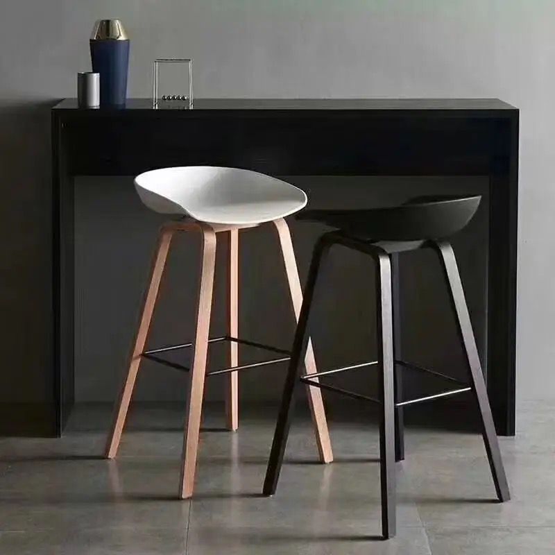 Leather bar stool