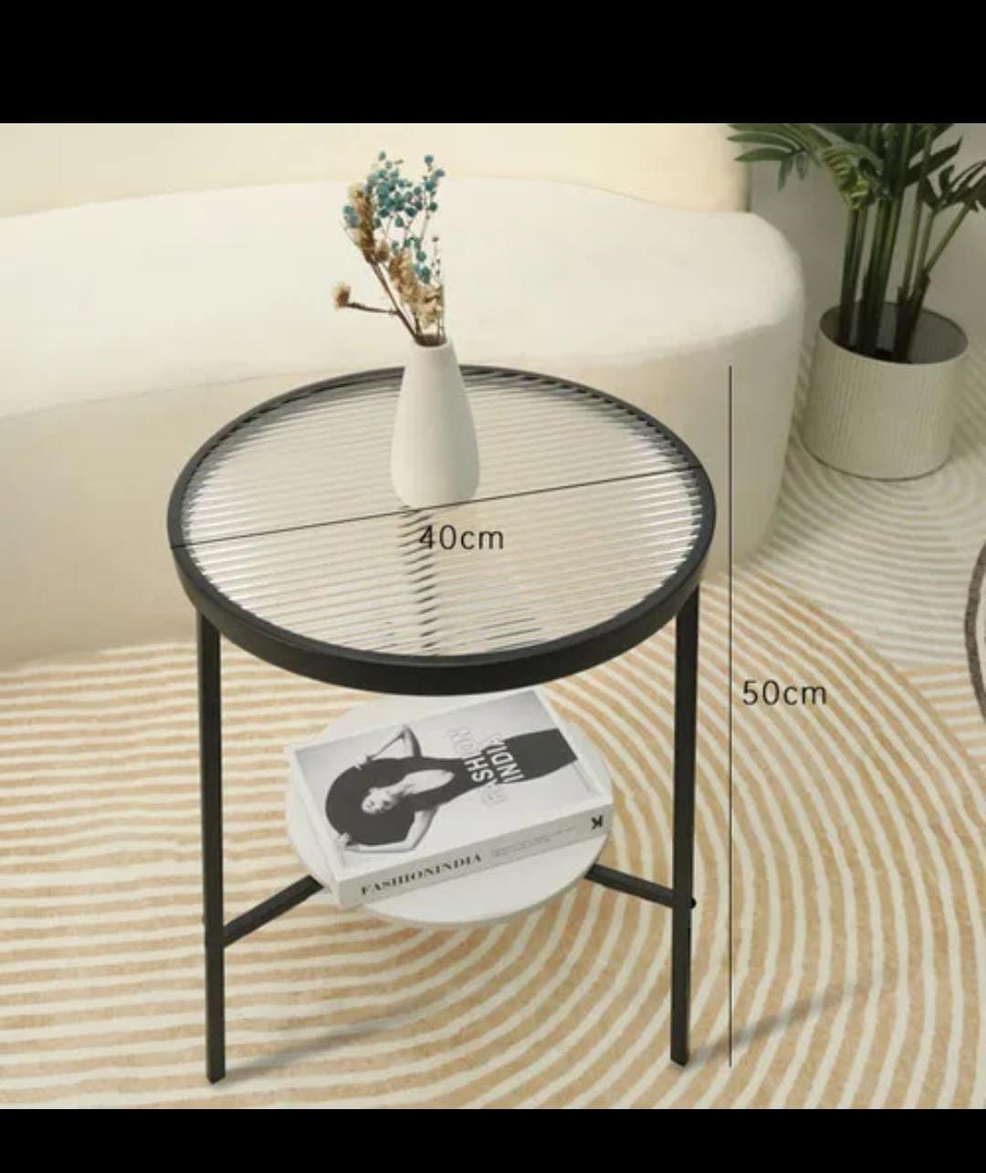 Magazine bedside table