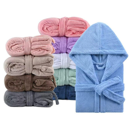 Fleece Microfiber Bathrobes