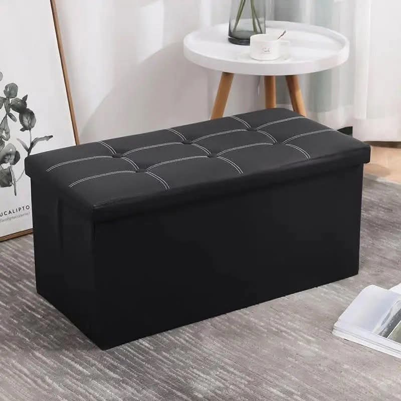 Ottoman storage box BlackNov