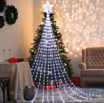 2.2 Christmas waterfall string multicolor lights