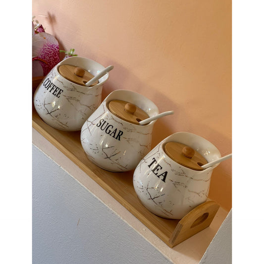 4 PCs Sugar Canister