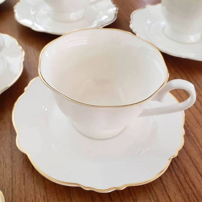 6 Cups and 6 saucers tea set