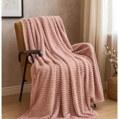 Winter throw blanket