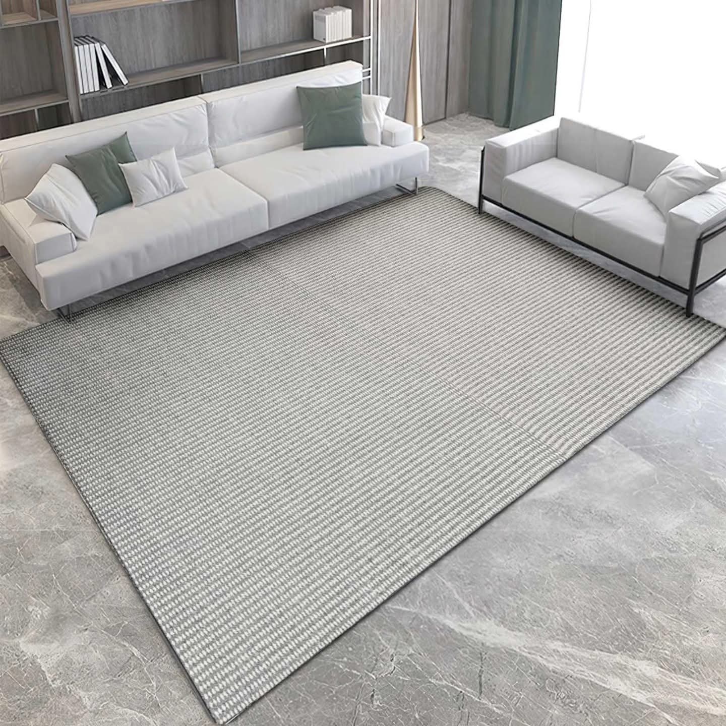 5* 8 carpets with rubber underside