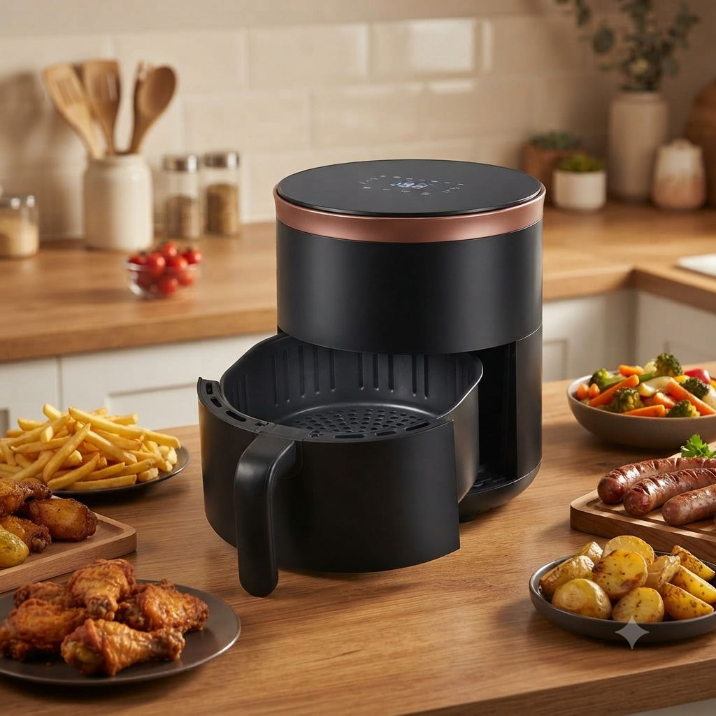 Sanford Digital Air Fryer 4L With LED Display and Non Stick Basket - SF2455AF