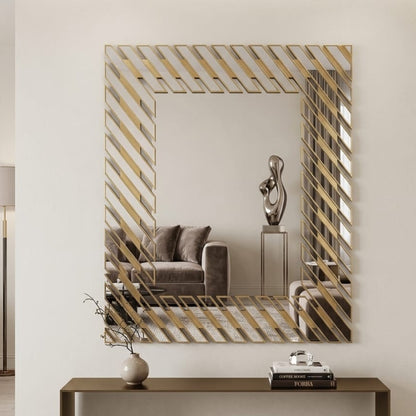 Linear Decorative Wall Mirror