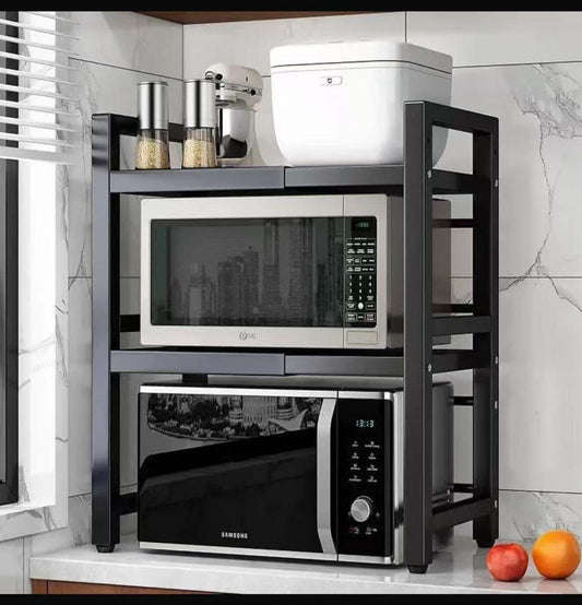Metallic microwave stand