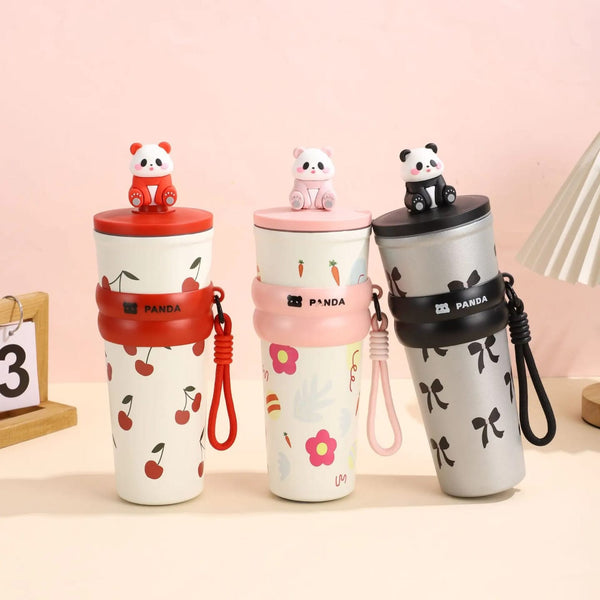 Panda Themed 700ml Vacuum Insulated Stanley Cup