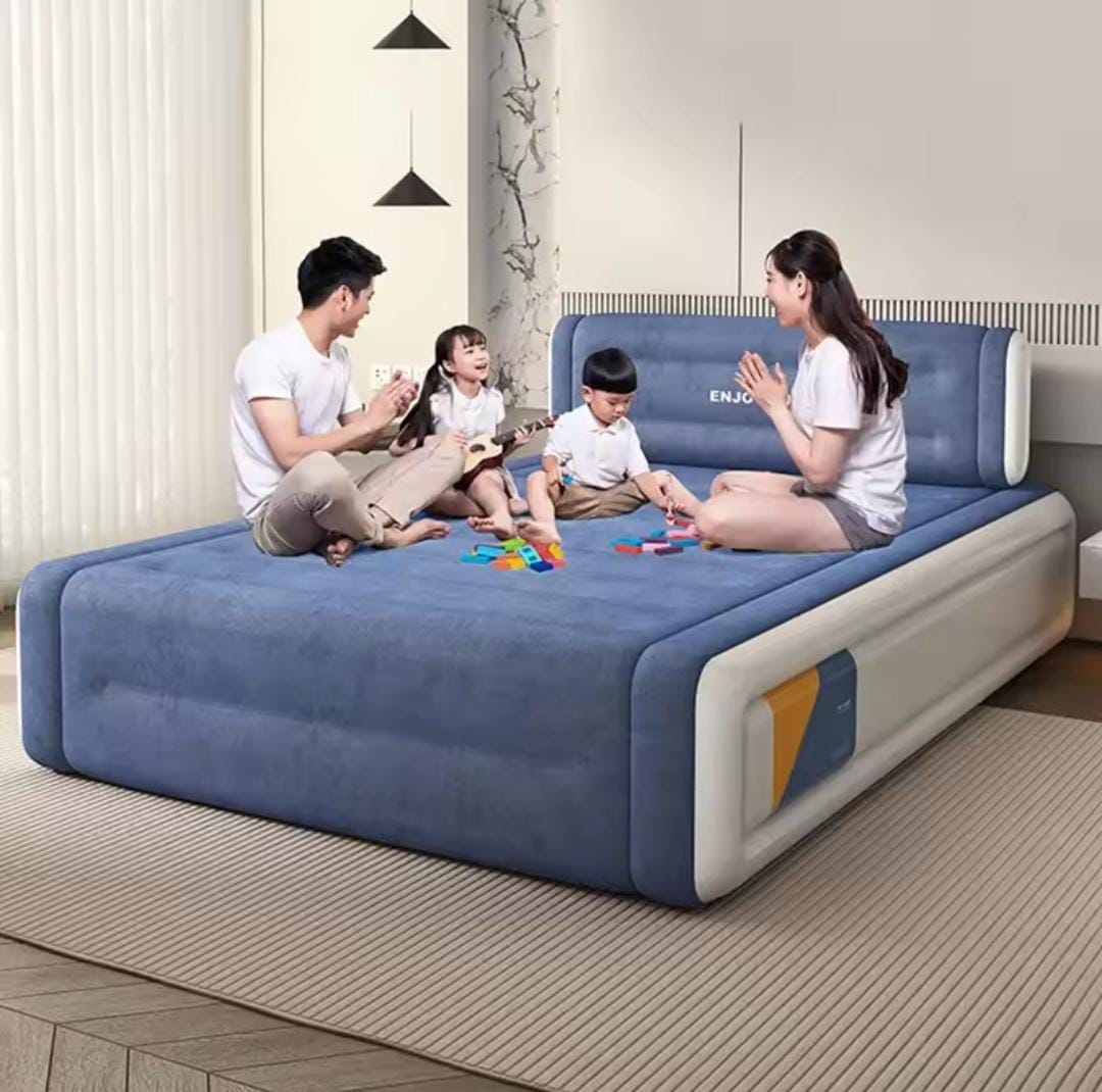 5 by 6 Inflatable airbed mattress with rechargeable pump