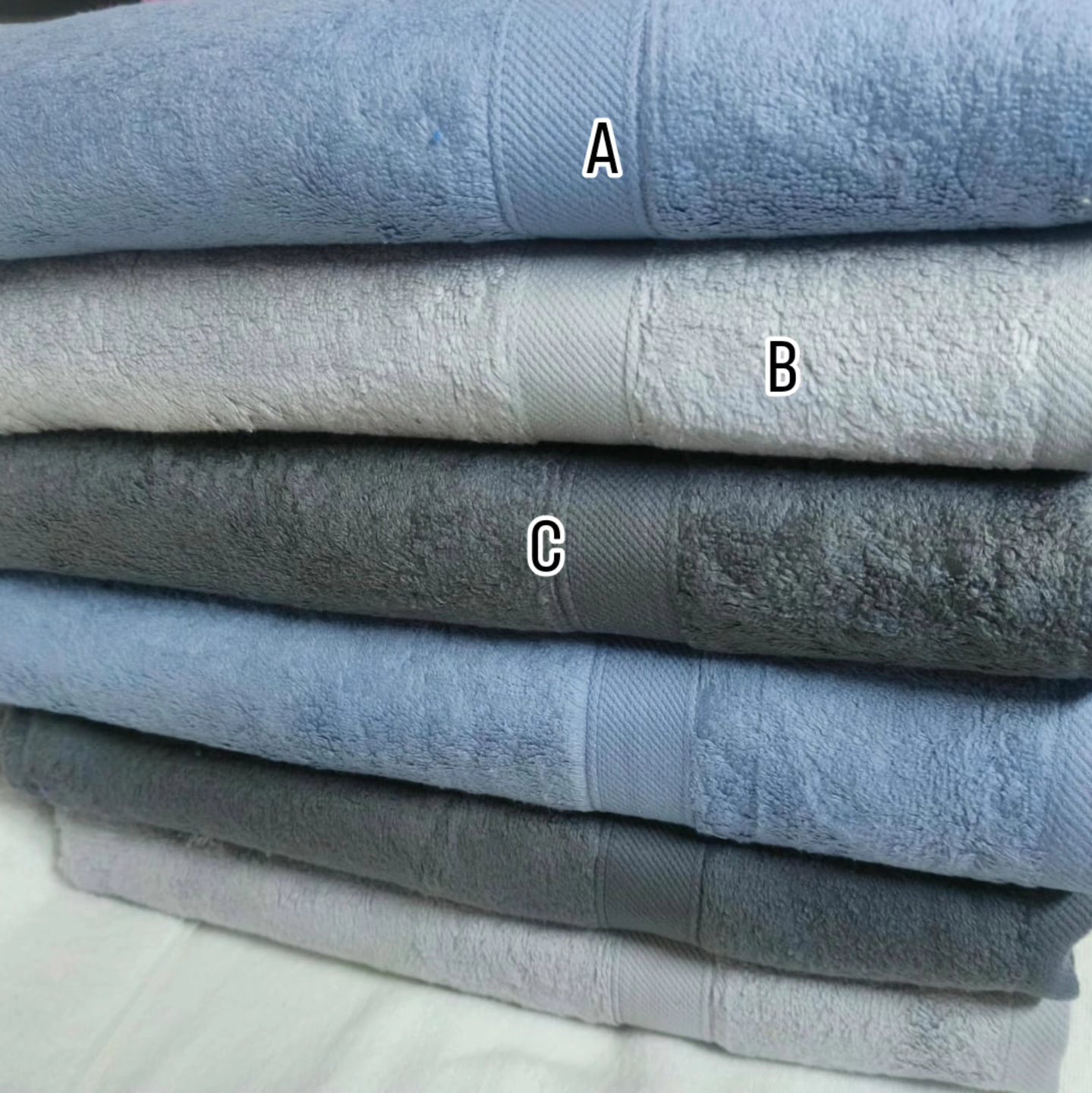 Cotton large towels