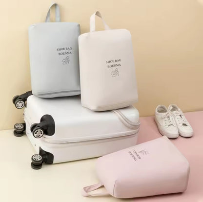 Portable travel shoe bag
