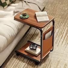 2 Layer trolley with matching insert pocket side stool/table