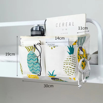 Over the cabinet door multipurpose canvas organizer