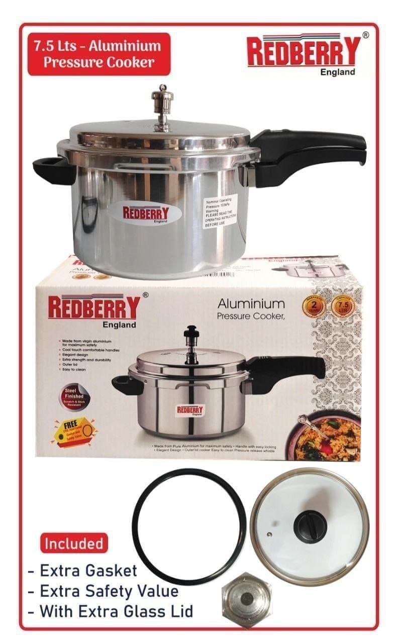 7.5Ltr aluminium pressure cooker