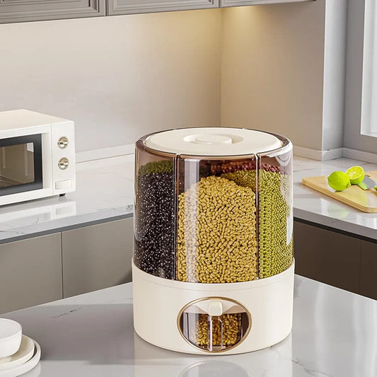 6 compartment cereal dispenser