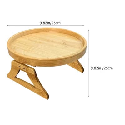 Foldable sofa armrest tray