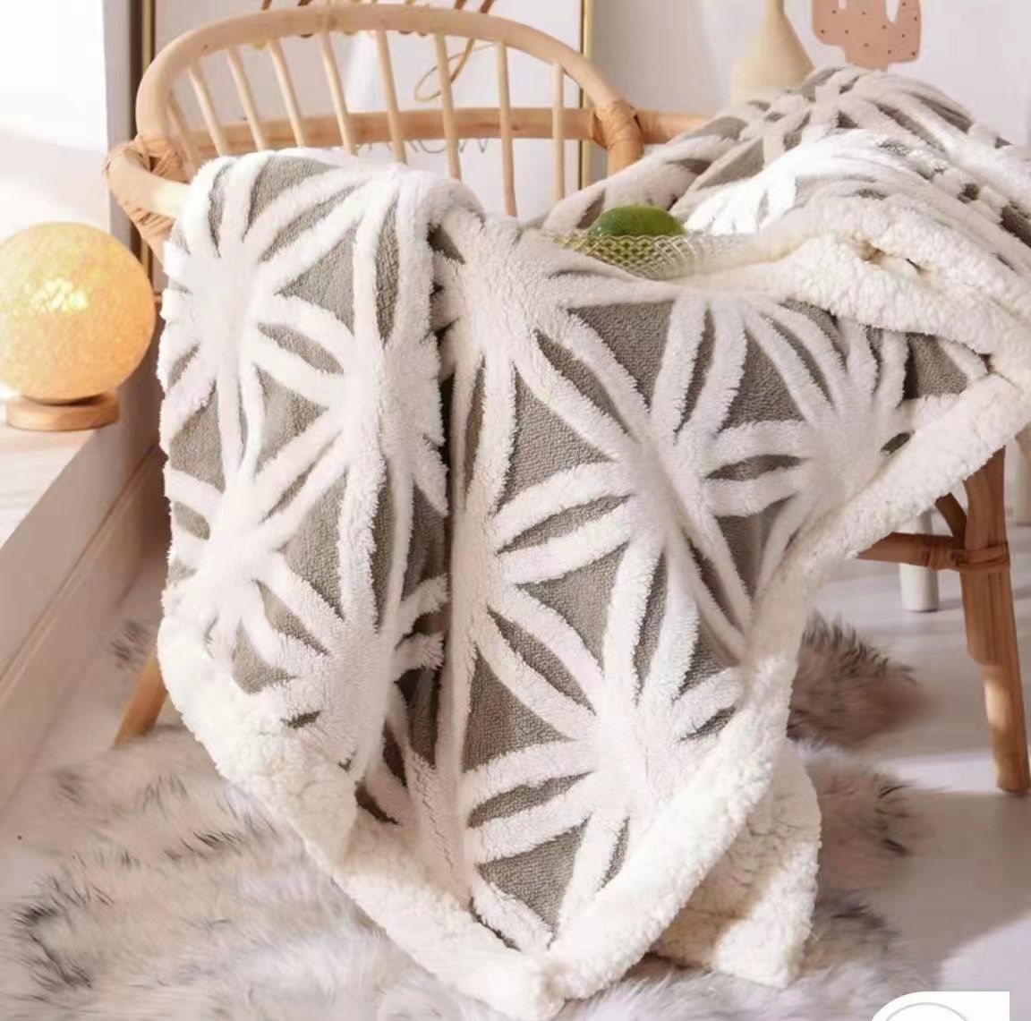 Sherpa throw blanket