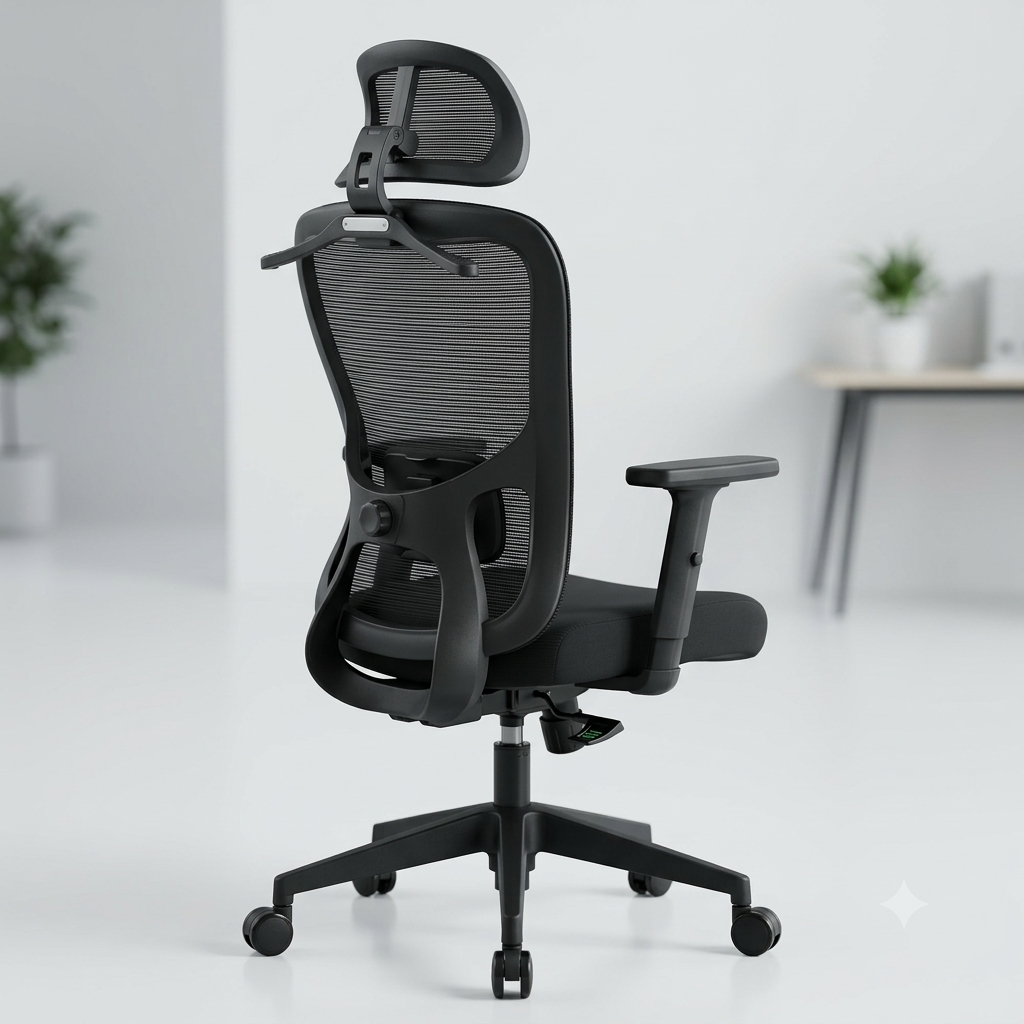 Office Chair with Coat Hanger