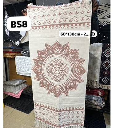 Boho Area Rug With Tassels 60x130cm