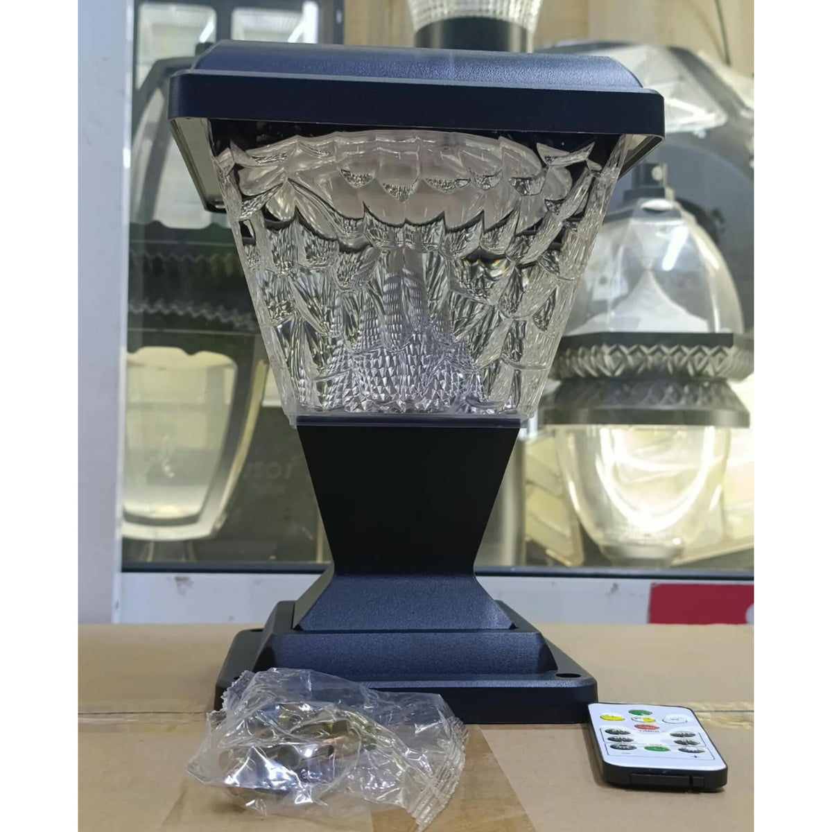 Outdoor Big Size Solar Gate Pillar Lights