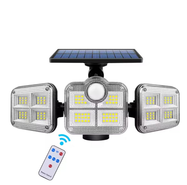 3 Heads Solar Lamp with Remote Control