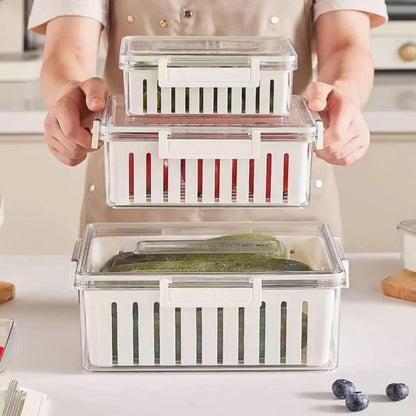 3pcs stackable food storage containers