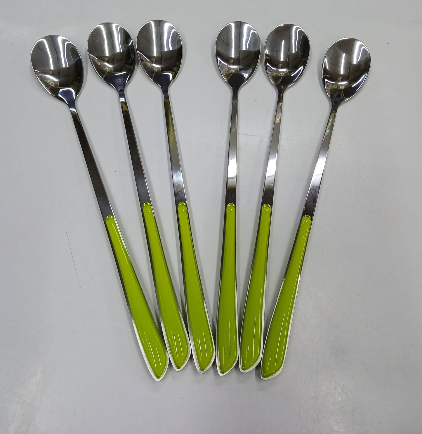 6 pcs long tea spoons