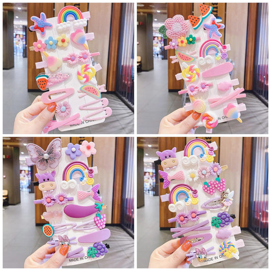 14pc kids hair accessories