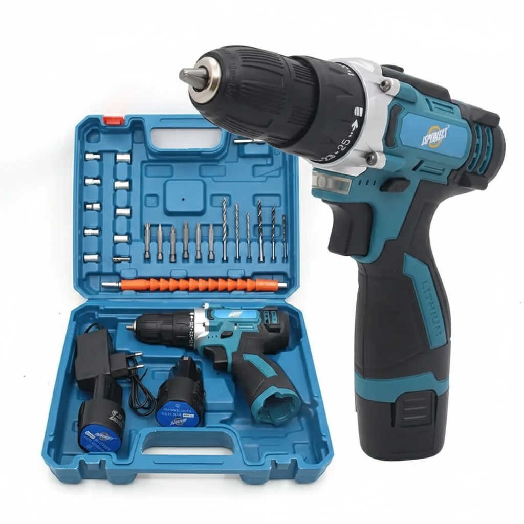 12 V Cordless Drill Set