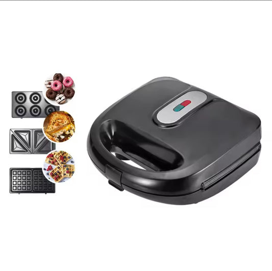 3 in 1 Sandwich, waffle and donut maker