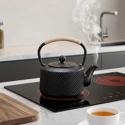 2.5L Cast Iron Teapot with Infuser Strainer