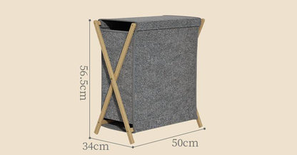 Foldable laundry hamper
