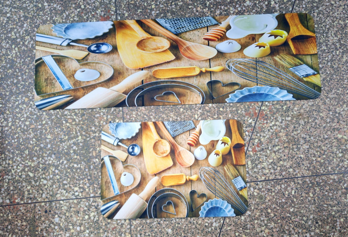 2pc kitchen absorbent mat