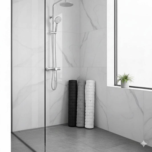 Anti slip Bathroom Plaid Mat