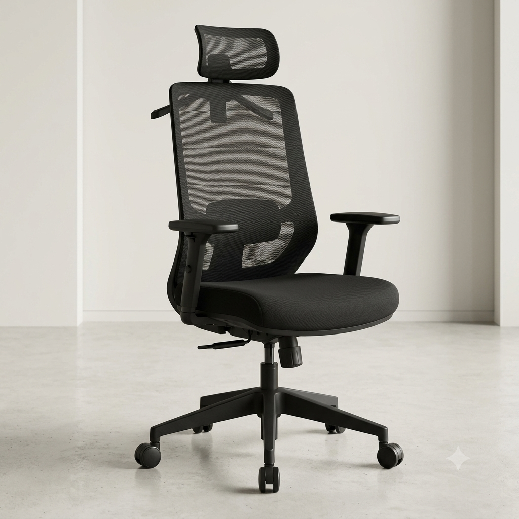 Office Chair with Coat Hanger