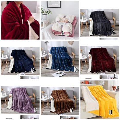 Sherpa fleece blanket
