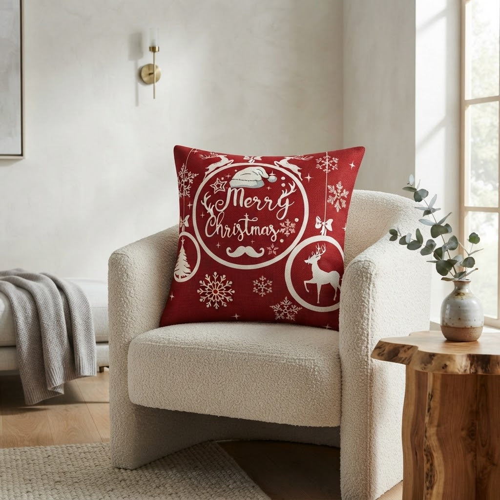 Christmas Decorative Throw Pillow Covers