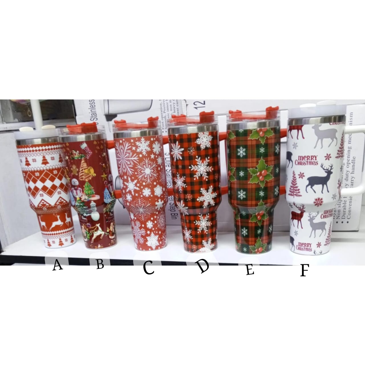 Christmas Themed Stanley Cups Unbranded