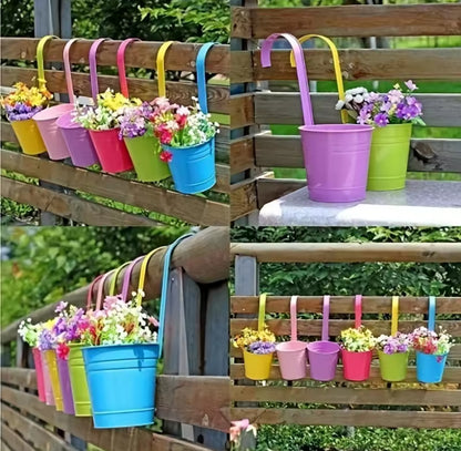 Over the balcony planters pots