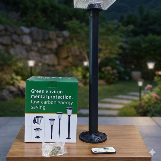 Solar Garden Pillar Light.
