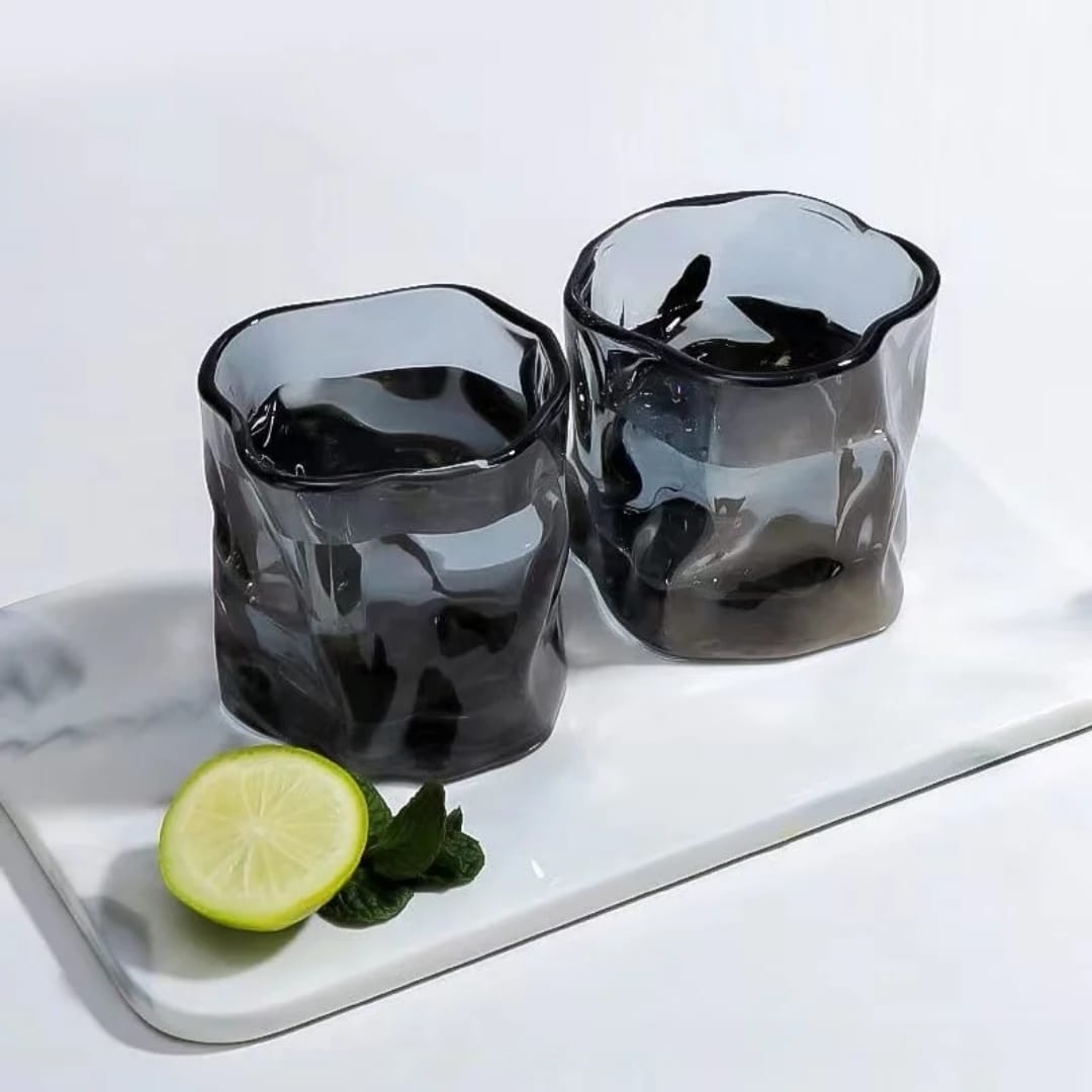 Glass water pitcher set