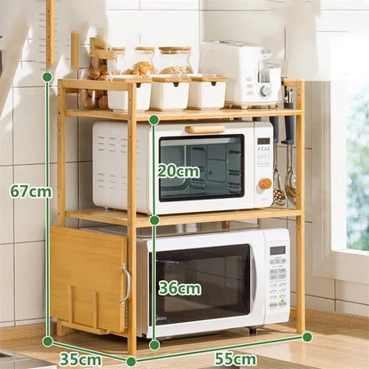 Multilayer microwave/ multipurpose stand
