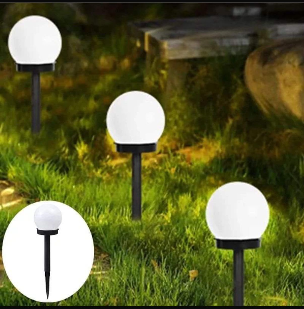 6Pcs Solar Garden Lamp Set Gha