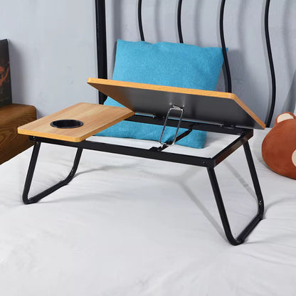 Adjustable Tilting Laptop Folding Table Stand Desk Bed Table