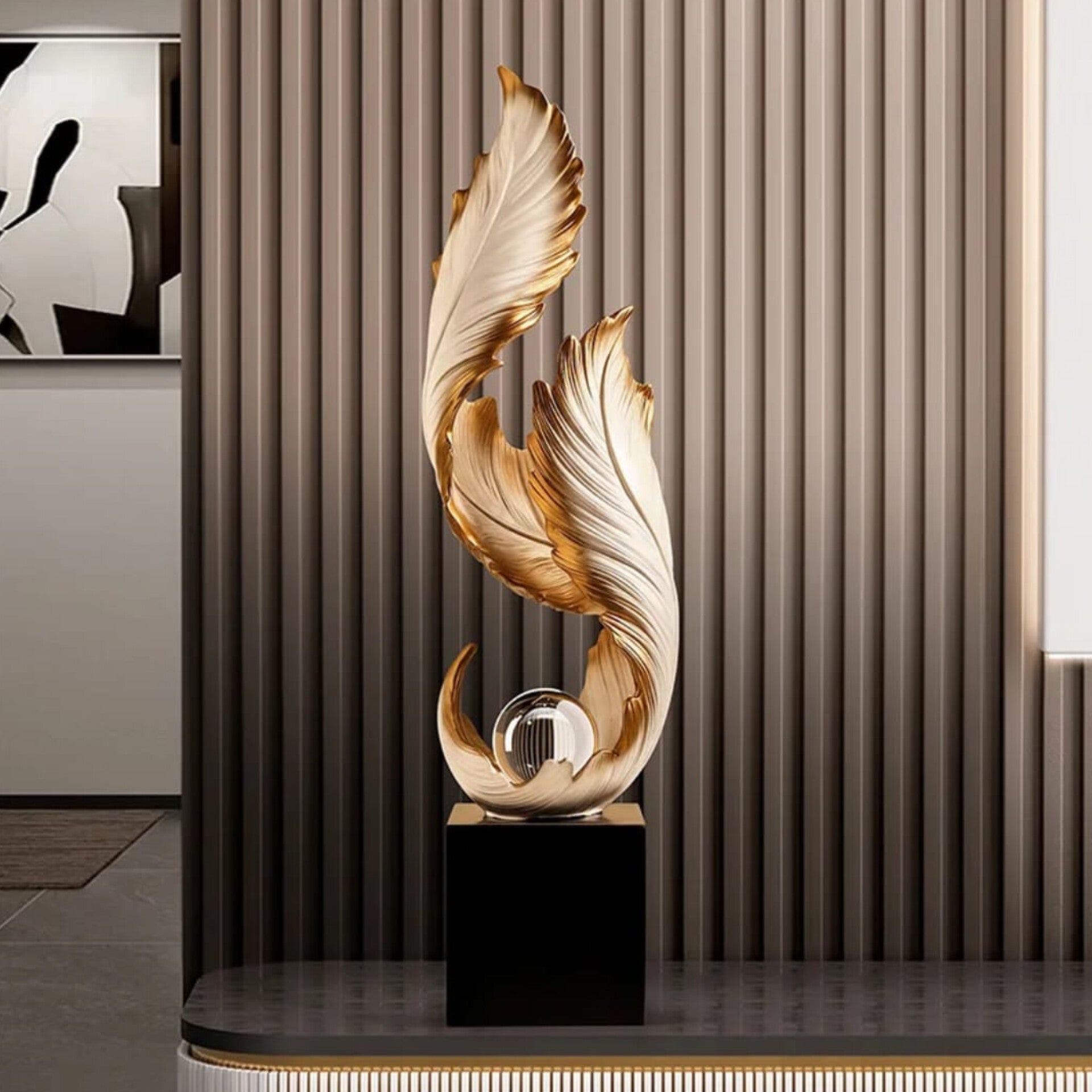 Feather Decorative Sculpture 