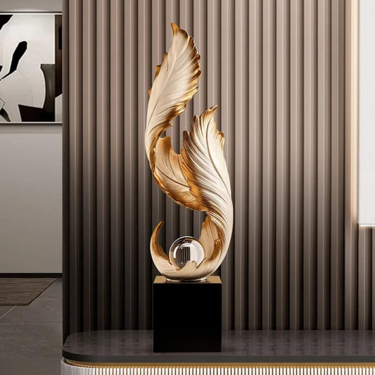 Feather Decorative Sculpture 